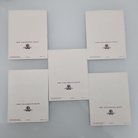 Franklin Mint Wizard of Oz 19 COA BOOKLETS CARDS Sculptures BOX Vintage 80s Rare - Picture 15 of 16